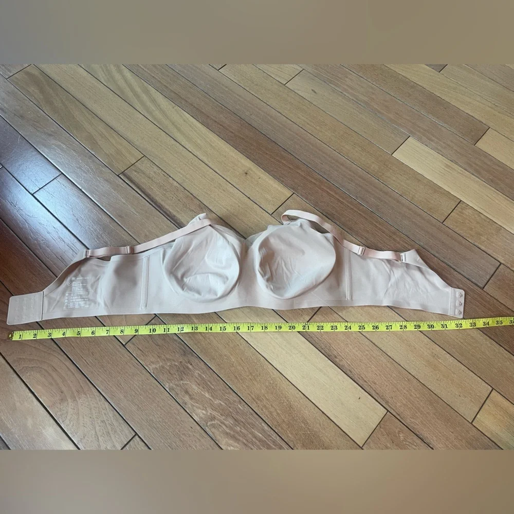 Honeylove Crossover Seamless Everyday Wireless Bra– XL – Nude